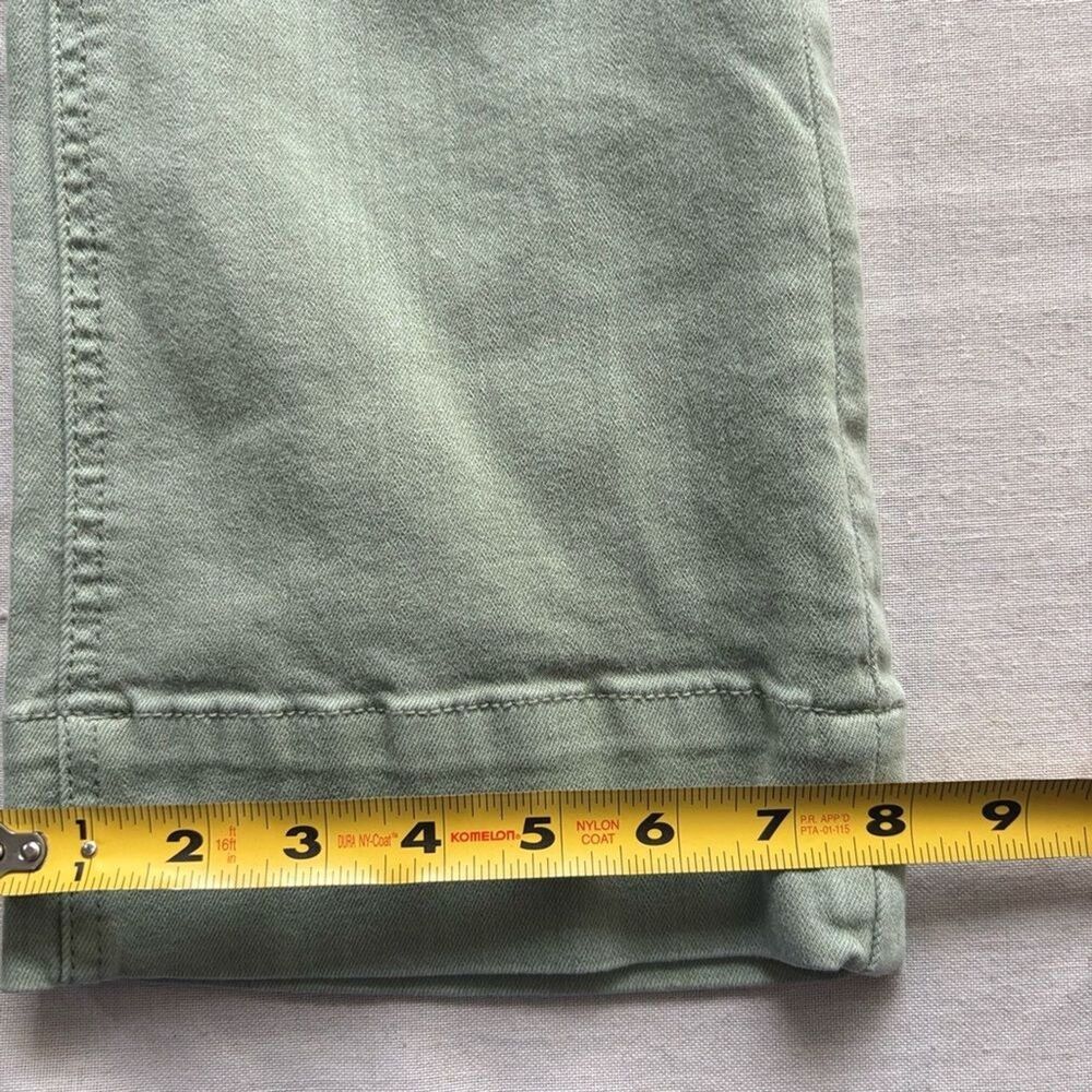 Anthropologie Pilcro & the Letterpress High Rise Flare Jeans Green 28 - Picture 12 of 12